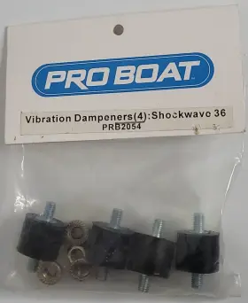 Prb2054 Pro Boat Vibration Dampeners 4 Shockwave 36 Rc Radio Control Part New