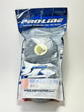 1149-14 Pro-line Chisel 2.2 Inch G8 Compound Rock Terrain Truck Tires 2 Memory Foam F/r New