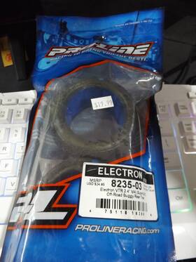Pro-line Racing 8235-03 Rc Proline 2.4 Inch Electron Vtr Buggy Tires Rear Rubber M4 2 Less Inserts