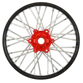 Pro283600t2 Pro-line Racing 1/4 Pro-spec Aluminum V2 Bead Front Wheel Assembled Black/red