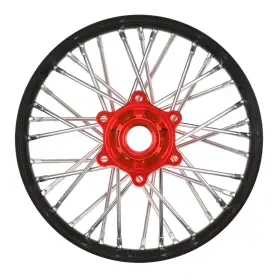 Pro283700t2 Pro-line Racing 1/4 Pro-spec Aluminum V2 Bead Rear Wheel Assembled Black/red