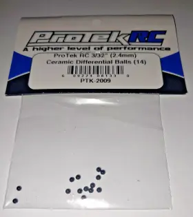 Ptk-2009 Proteck Rc 3/32 2.4mm Ceramic Differential Balls 14