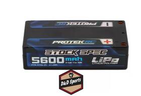 Protek Ptk-5126-25 - 2s 150c Low Ir Si-graphene Inch Stock Spec Shorty Lipo Battery