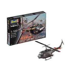 Q4you 04983 Uh Model Gunship Scale Plastic Kit Small Multicolor