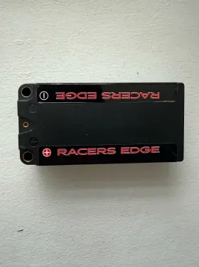 Rceprolp60002s130 Racers Edge Hrp 6000mah 2s 7.6v 130c Shorty Hard Case Lipo With 5mm Bullet