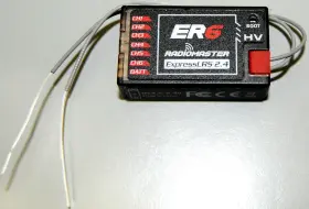100mw Radiomaster 23h19 Er6 2.4g 6ch Crsf Pwm Receiver For Fixed-wing Aircraft