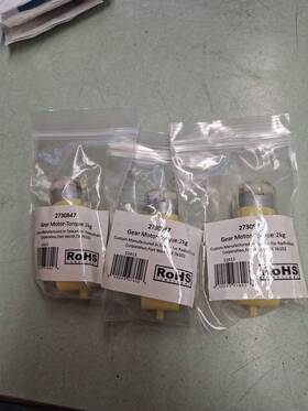 Radioshack 2730847 Lot Of 3 Radio Shack Gear Motor Torque 2kg 2730847. Brand New