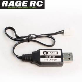 Rage Rc Rgrb1123 Usb Li-ion Battery Charger Black Marlin Supercat Mx Boat Part