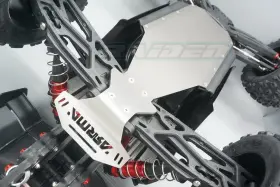 15282687285 Raidenracing Stainless Steel Chassis Protector Guard Armor Rear Skid Plate Set Fits 1/8 Kr 15282687285 Raidenracing Stainless Steel Chassis Protector Guard Armor Rear Skid Plate Set Fits 1/8 Kr