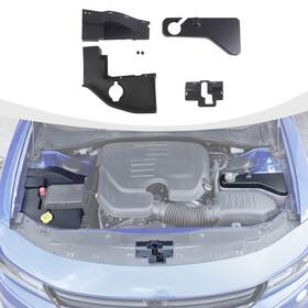 Razpoy Ra1470159 4pcs Engine Hood Dust Cover Kit Compatible With 2011-2023 Dodge Charger Acces