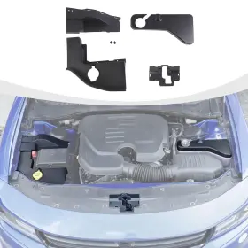 Ra1470159 Razpoy 4pcs Engine Hood Dust Cover Kit Compatible With 2011-2023 Dodge Charger Acces