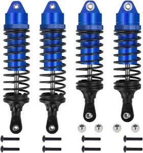 074bt Rc 4pcs Aluminum Front And Rear Shocks For 1/10 Truck Traxxas Slash 2wd/4x4