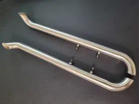 Rc4zs2144 Rc4wd Bent Stainless Steel Exhaust Stacks For Tamiya 1/14 R/c King Grand Hauler