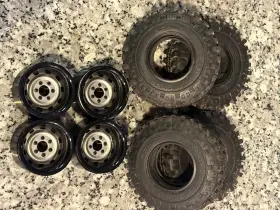 Rc4zw0257 Rc4wd Rally 1.9 Inch Beadlock Wheels Midnight Edition With Trail Buster Tires Rc Rc4zw0257 Rc4wd Rally 1.9 Inch Beadlock Wheels Midnight Edition With Trail Buster Tires Rc