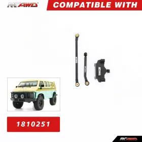 240299 Rcawd Servo Mount Steering Links For Hobby Plus Cr18p Rock Van Trail Hunter Harvest