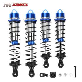 Rcawd Ara330622 4x Alloy Front Rear Shock Absorber Damper For Arrma 1-8 Outcast Notorious Karton