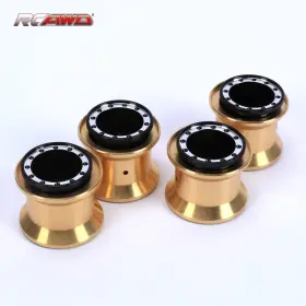 Fcx24 Rcawd C3075 Beadlock 1.0 Wheel Rim Hub With Brass Weight For Fms Upgrade Parts