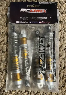 D2-ara330833b Rcawd Gorgon Front Rear Big Bore Shocks Orange/silver