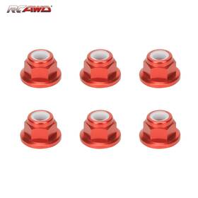 Rcawd Tlr336001 Aluminum Wheel Nuts 6pcs For Losi 1-10 22s 2wd No Prep Drag Car Parts