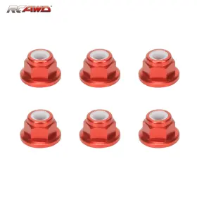 Tlr336001 Rcawd Aluminum Wheel Nuts 6pcs For Losi 1-10 22s 2wd No Prep Drag Car Parts