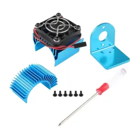 333066 Rchobbytop Aluminum Rc Heat Sink With 5v Cooling Fan 3650 3660 540 550 Size Motor Heatsi