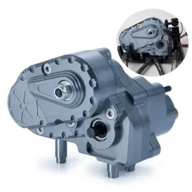 M008780 Rchubam Rc-hub Metal Complete Gearbox Transmission Case With Rear Dig For 1/10 Axial