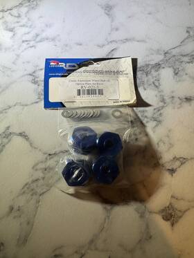 Rd Logics Rv-021-3 23mm Aluminum Wheel Hubs 4 Blue For Traxxas Revo New