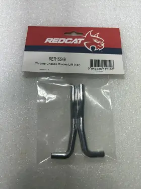Rer15549 Redcat Racing Red Cat Rc Chrome Chassis Braces L/r Rer15549 Redcat Racing Red Cat Rc Chrome Chassis Braces L/r