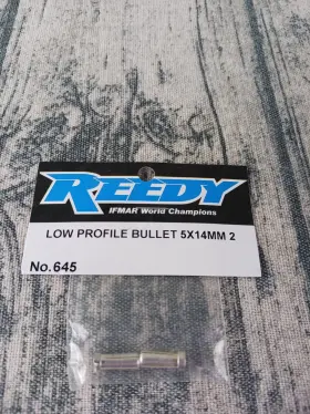 Reedy 784695006454 Low-profile Bullet Connector - 5x14 Mm 2 Pack #645 Brand New / Sealed Reedy 784695006454 Low-profile Bullet Connector - 5x14 Mm 2 Pack #645 Brand New / Sealed