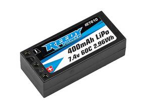 Reedy Asc27610 Power 2s 60c Lipo Battery 7.4v/400mah With 2mm Bullets