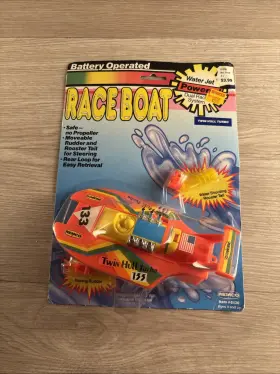 Remco 050163006104 Water Jet Power Twin Hull Turbo #133 Powered Race Boat - New Old Stock Remco 050163006104 Water Jet Power Twin Hull Turbo #133 Powered Race Boat - New Old Stock