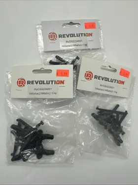 Rvoss224001 Revolution Lot Of 3 Fr/rr Shock Tower 2 /body Post 1 12 Forge