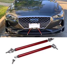 Rich Choices Urcqpqp021 Adjustable 8 Inch -11 Front Bumper Lip Splitter Diffuser Strut Rod T