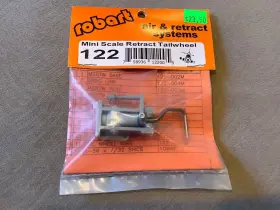 Robart 758936122005 #122 Mini Scale Retract Tailwheel Robart 758936122005 #122 Mini Scale Retract Tailwheel