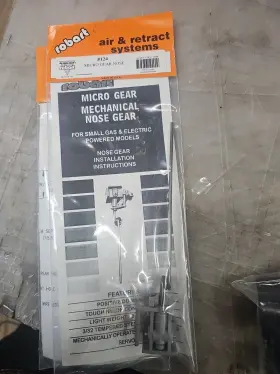 Rob124 Robart 758936124009 Air And Retract Systems Micro Nose Gear.