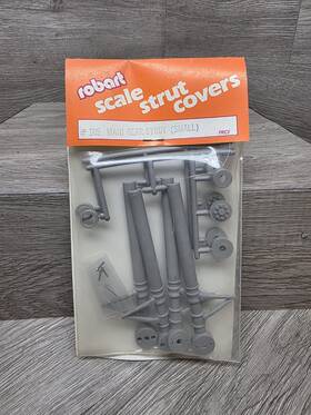 Robart Rob106 #105 Scale Main Gear Straight Strut Covers Small Rc Airplane New
