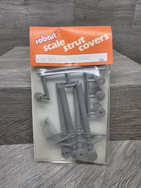 Rob106 Robart #105 Scale Main Gear Straight Strut Covers Small Rc Airplane New