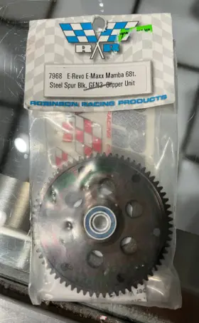 Rrp7968 Robinson Racing Steel 32p Spur Gear And Clutch Pad For Traxxas E-revo 68t Rrp 7968