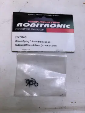 R27048 Robitronic Clutch Spring 0.8mm Black R27048 Robitronic Clutch Spring 0.8mm Black