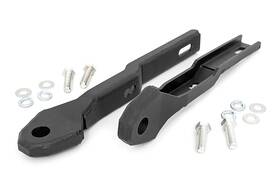 Rough Country Rs149 Tow Hook Shackle Mounts For 2017-2021 Nissan Titan - Black