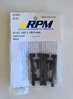 70072 Rpm 3895 A-arm Black 18t 18mt 18b 2
