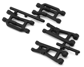 Rpm72242 Rpm 672415722428 Losi Micro-b/micro-t Front And Rear Suspension Arms Set Black