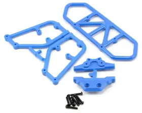 Rpm80125 Rpm 672415801253 Rear Bumper For Traxxas Slash 4x4 Blue -