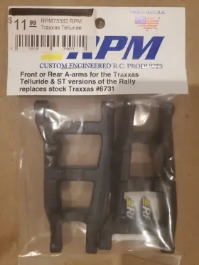 73362 Rpm #73362 Up Graded A-arms For Traxxas Ralley St / Telluride Stock Traxxas#6731