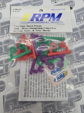 Rpm 80430 Two Stage Shock Pistons #80430 Team Losi Associated Traxxas M3
