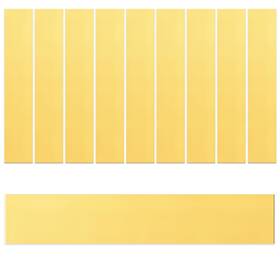 Rustark R-2378 10pcs Brass Strip Assortment Kit Sheet Metal Shim 0.1mm