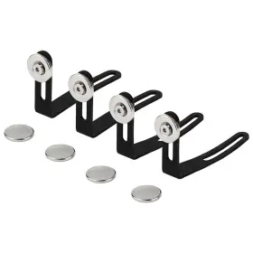 8465dfsdf Rzxylrc 4pcs Car Shell Body Mount L-bracket Metal Post Magnet For Axial Sc