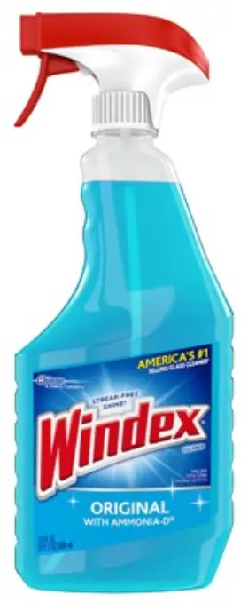 70195 S C Johnson Wax 8 Pack Blue Glass Cleaner 23-oz