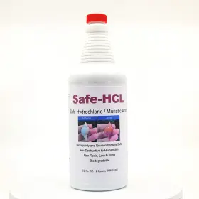 Safe-hcl 630456671389 Safe-hcl- 1 Quart 0.94 Liter Biologically Synthetic Hydrochloric / Mur