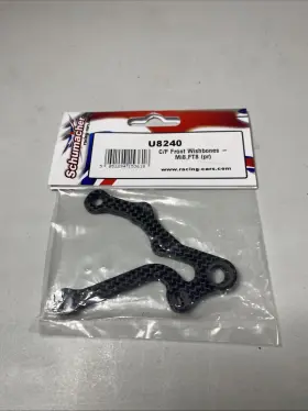 Schu8240 Schumacher Mi8 Carbon Fiber Front Wishbone Suspension Arms 2